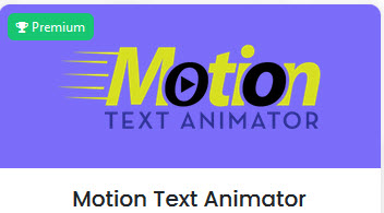 MOTION TEXT ANIMATOR